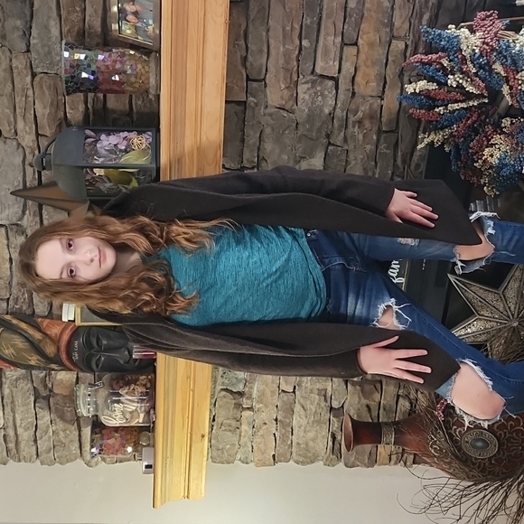 VINCE CASHMERE WOOL ALPACA MIX BLACKET THICK OVERSIZED SWEATER - Picture 4 of 16